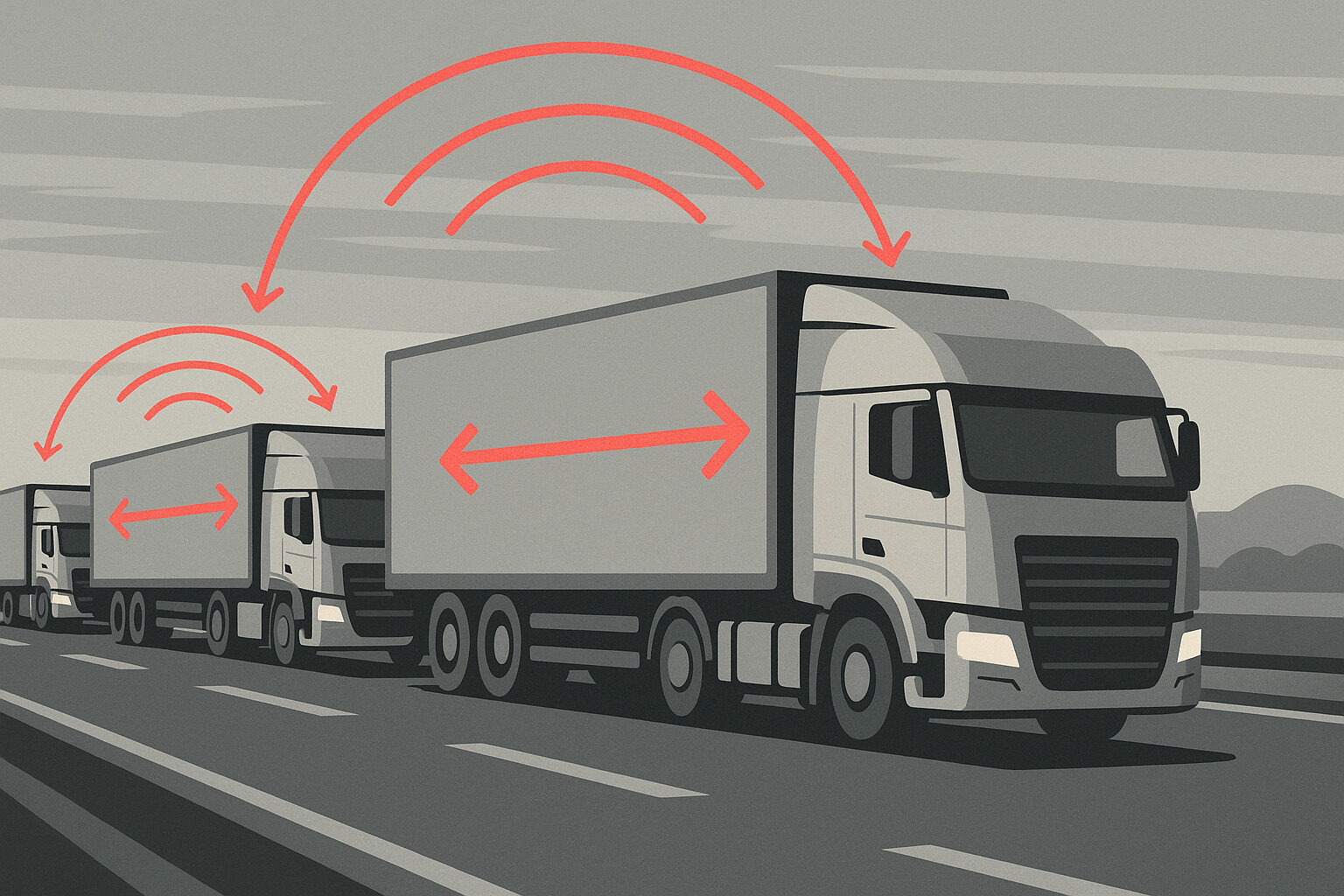 Platooning in Wegtransport