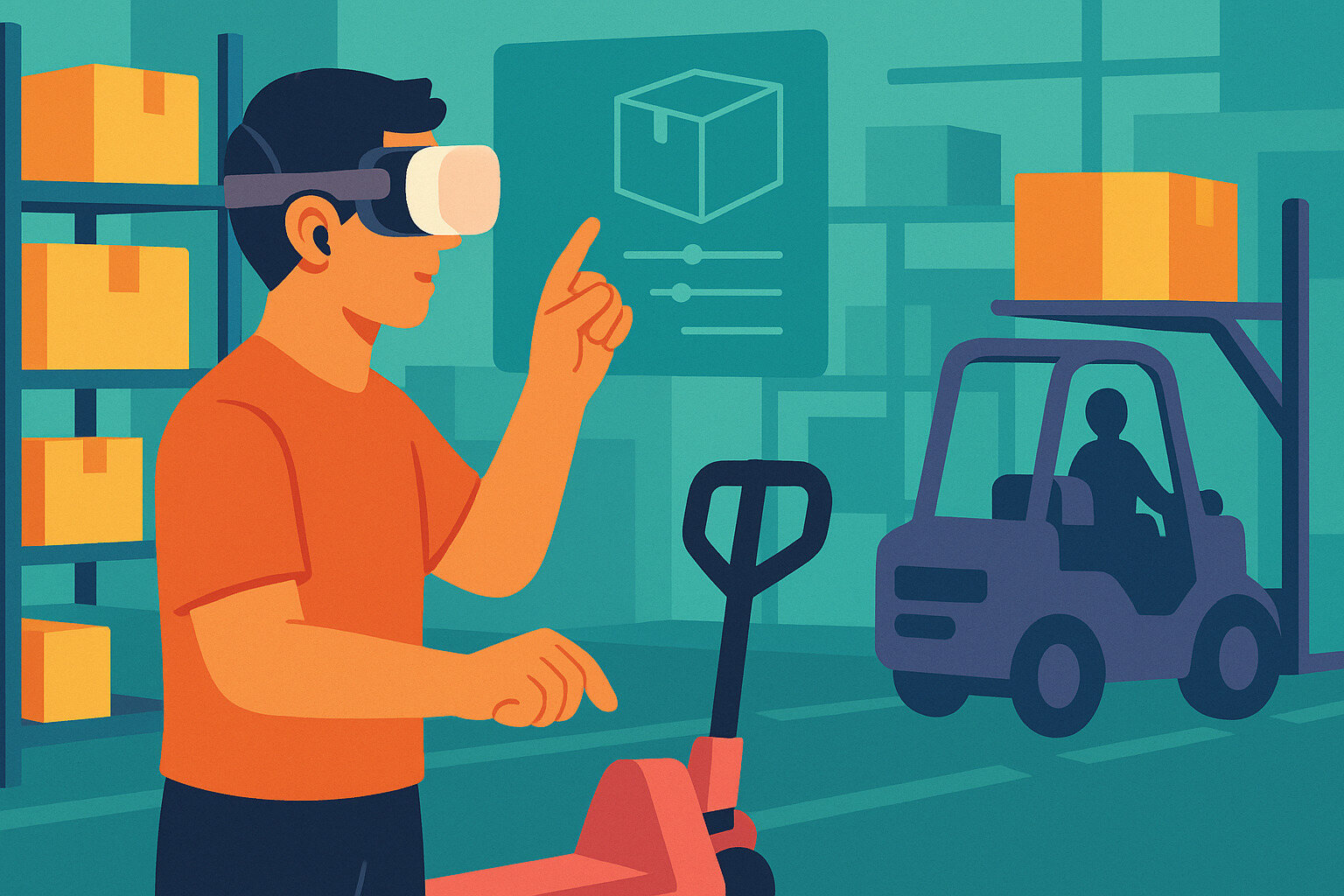 VR Training voor Magazijnmedewerkers
