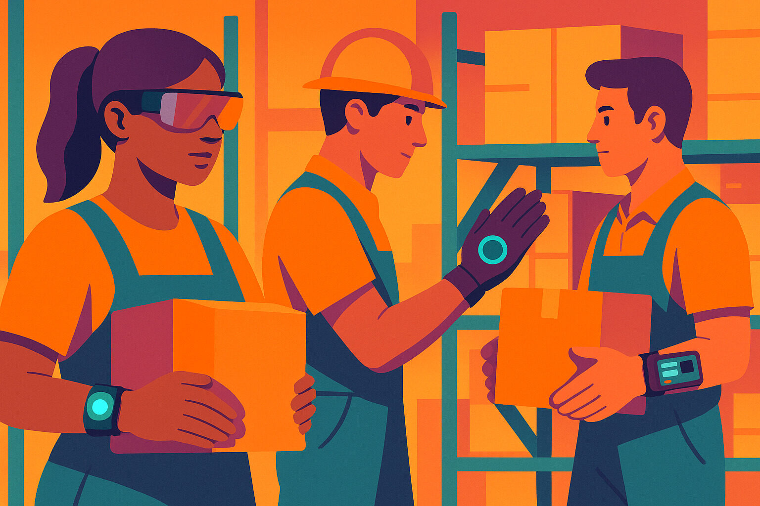 Wearables voor Magazijnpersoneel